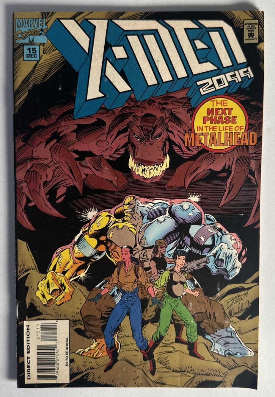 X-Men 2099 #15 (Marvel, December 1994) Comic